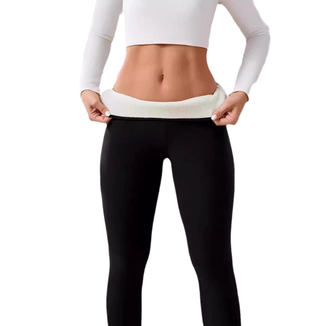 Fleece-Lined Thick Cashmere Winter Leggings FitiqueFit