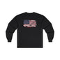 Vintage Style American Flag Long Sleeve Tee The Devil's Pickle