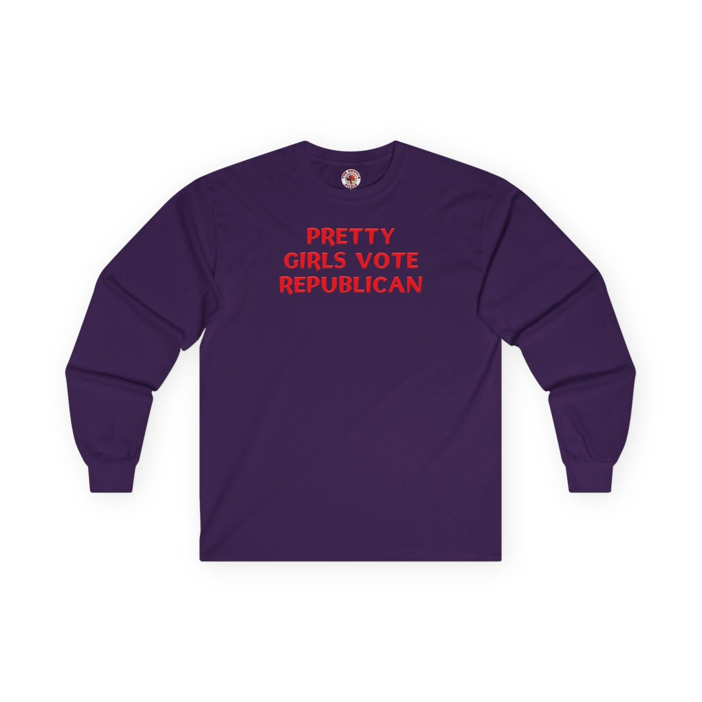 Pretty Girls Vote Republican Long Sleeve Tee The Devil's Pickle