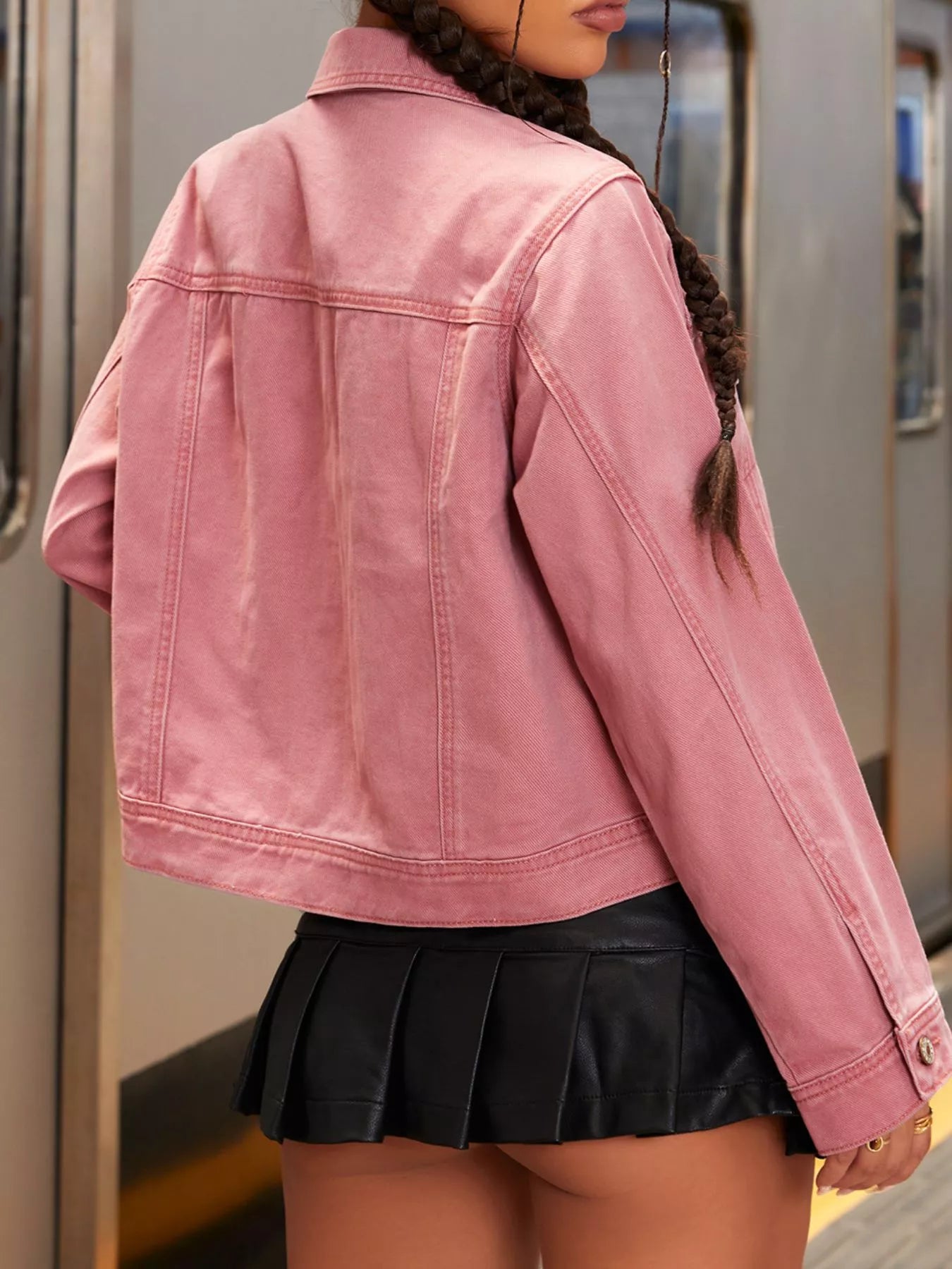 Button-Up Denim Jacket New Era Fashion LLc