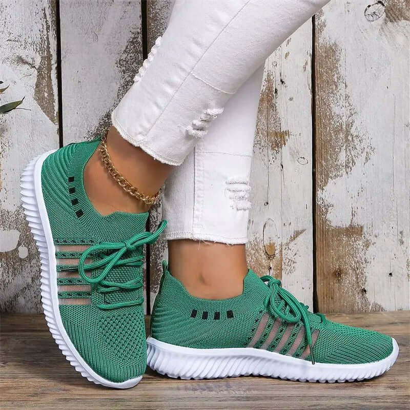 Breathable Lace-up Sneakers for Running & Casual Walking SnagBag