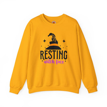 Resting Witch Face Crewneck Sweatshirt The Devil's Pickle