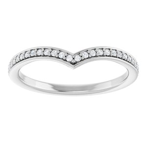 14K White 1/8 CTW Lab-Grown Diamond  Band Ethereal Legacy Boutiques