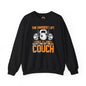 The Hardest Lift Of All Is Getting Off The Couch Crewneck Sweatshirt The Devil's Pickle
