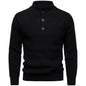 Men's Fashion British Henry Stand Collar Sweater Grayceful LLC