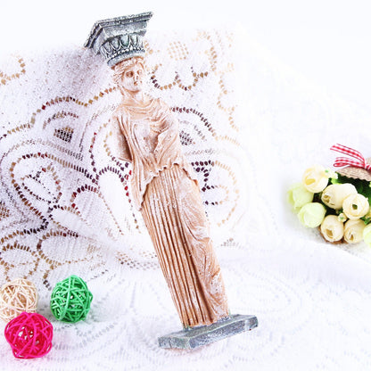 Broken arm Venus goddess fish tank ornament