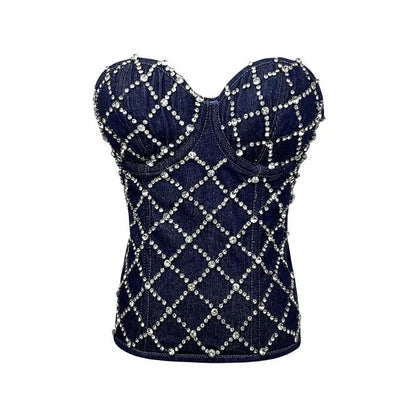 Rhinestone Cowgirl Denim Vest Country in My Heart
