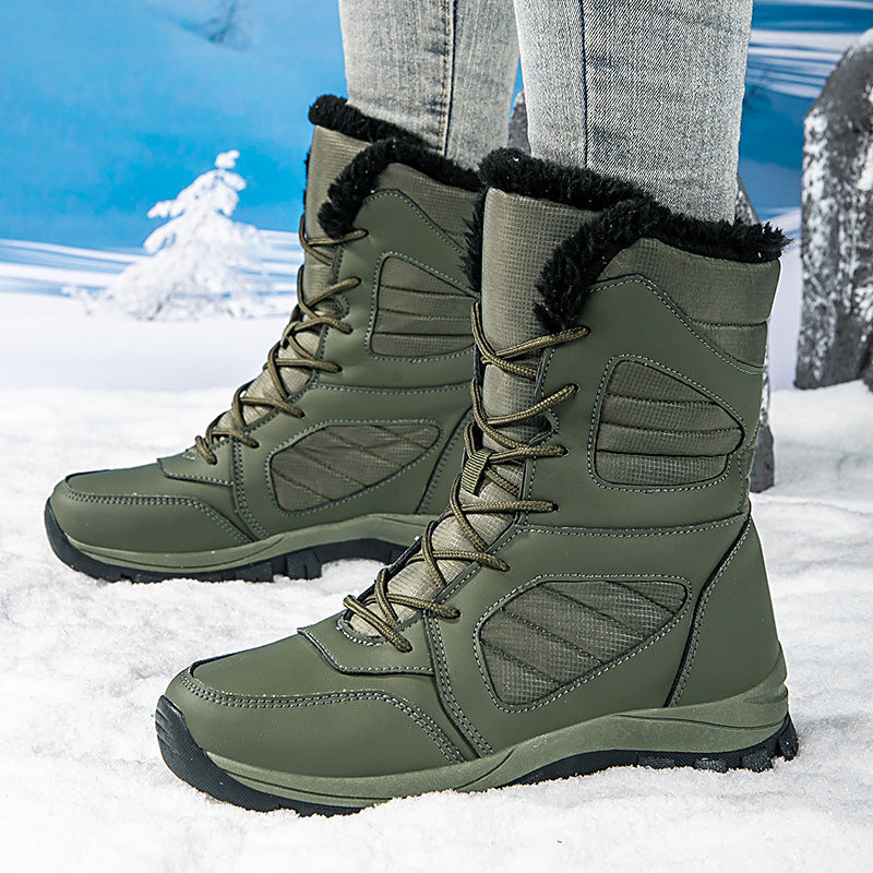 Women’s Winter Snow Boots – Fleece Lined Waterproof Cotton Boots FitiqueFit
