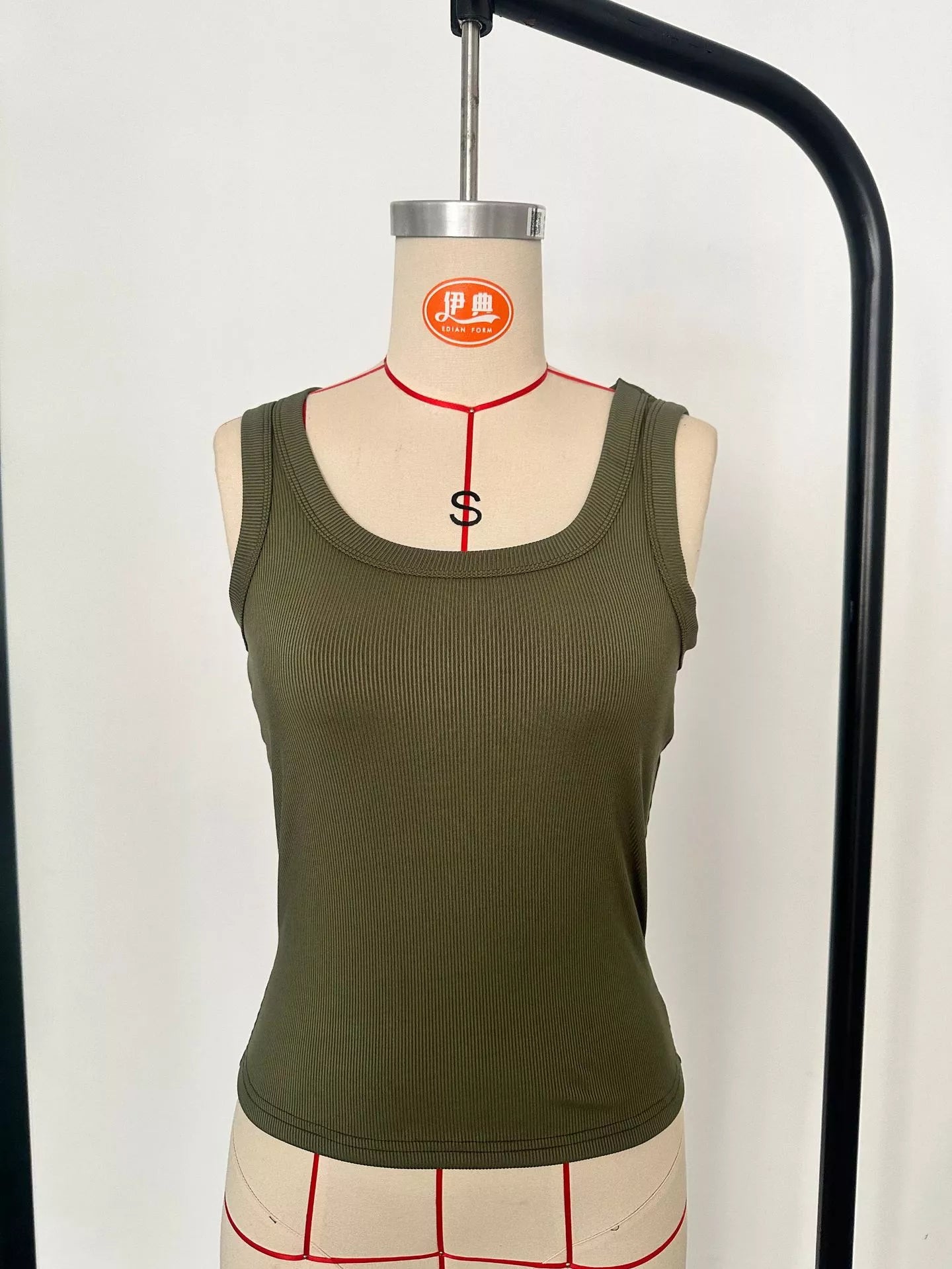 Ribbed Knit Slim Fit Tank New Era Fashion LLc