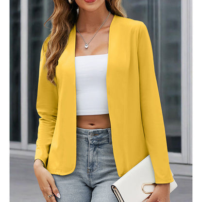 Women’s Plus‑Size Open‑Front Casual Blazer FitiqueFit