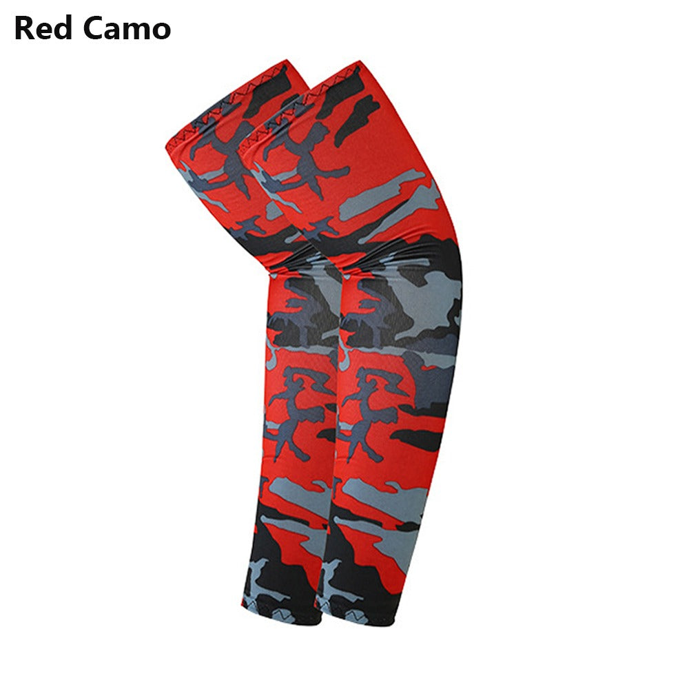 2pcs Arm Sleeves - Warm, Cooling, Sports Sleeve Hand Covers for Running, Fishing, Cycling | Durable Textile Material, Black with Colorful Patterns, Hand Washable, Sports Armwear | Patterned Sleeve | Woven Texture NovaCart