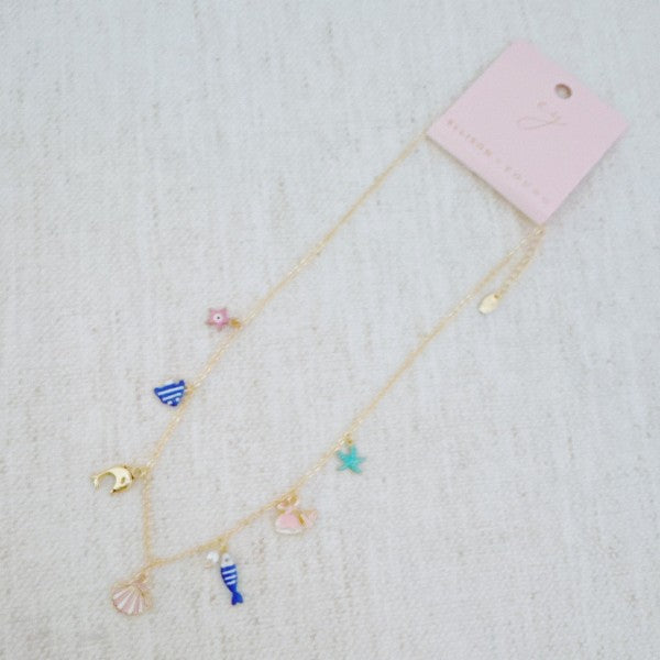 Ocean Friends Charm Necklace – Sea Life Vibes Shop Style & More | Fresh Looks, Everyday Deals & Free Shipping