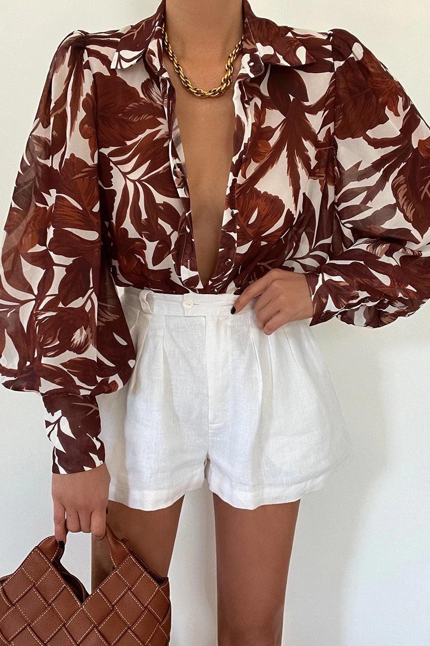Long Sleeved Single Breasted Casual Top | Colorful Cowgirl Fashion for Every Day Country in My Heart