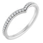 14K White 1/8 CTW Lab-Grown Diamond  Band Ethereal Legacy Boutiques