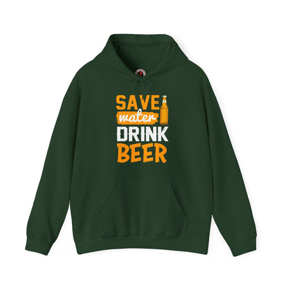 Save Water Drink Beer Hooded Sweatshirt The Devil's Pickle