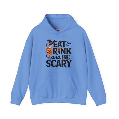 Eat Drink and Be Scary Hooded Sweatshirt The Devil's Pickle