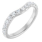 Platinum 1/2 CTW Lab-Grown Diamond Contour Band Ethereal Legacy Boutiques