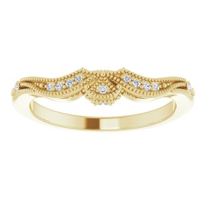 14K Yellow .04 CTW Natural Diamond Band Ethereal Legacy Boutiques