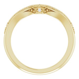 14K Yellow .04 CTW Natural Diamond Band Ethereal Legacy Boutiques