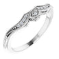 14K White .04 CTW Natural Diamond Band Ethereal Legacy Boutiques