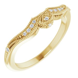 14K Yellow .04 CTW Natural Diamond Band Ethereal Legacy Boutiques