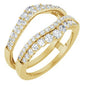 14K Yellow 1 CTW Lab-Grown Diamond Ring Guard Ethereal Legacy Boutiques