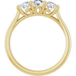 14K Yellow 3/4 CTW Natural Diamond Anniversary Band Ethereal Legacy Boutiques