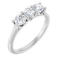 14K White 3/4 CTW Natural Diamond Anniversary Band Ethereal Legacy Boutiques