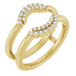 14K Yellow 1/5 CTW Lab-Grown Diamond  Ring Guard Ethereal Legacy Boutiques