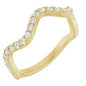 14K Yellow 1/3 CTW Natural Diamond French-Set Anniversary Band Ethereal Legacy Boutiques