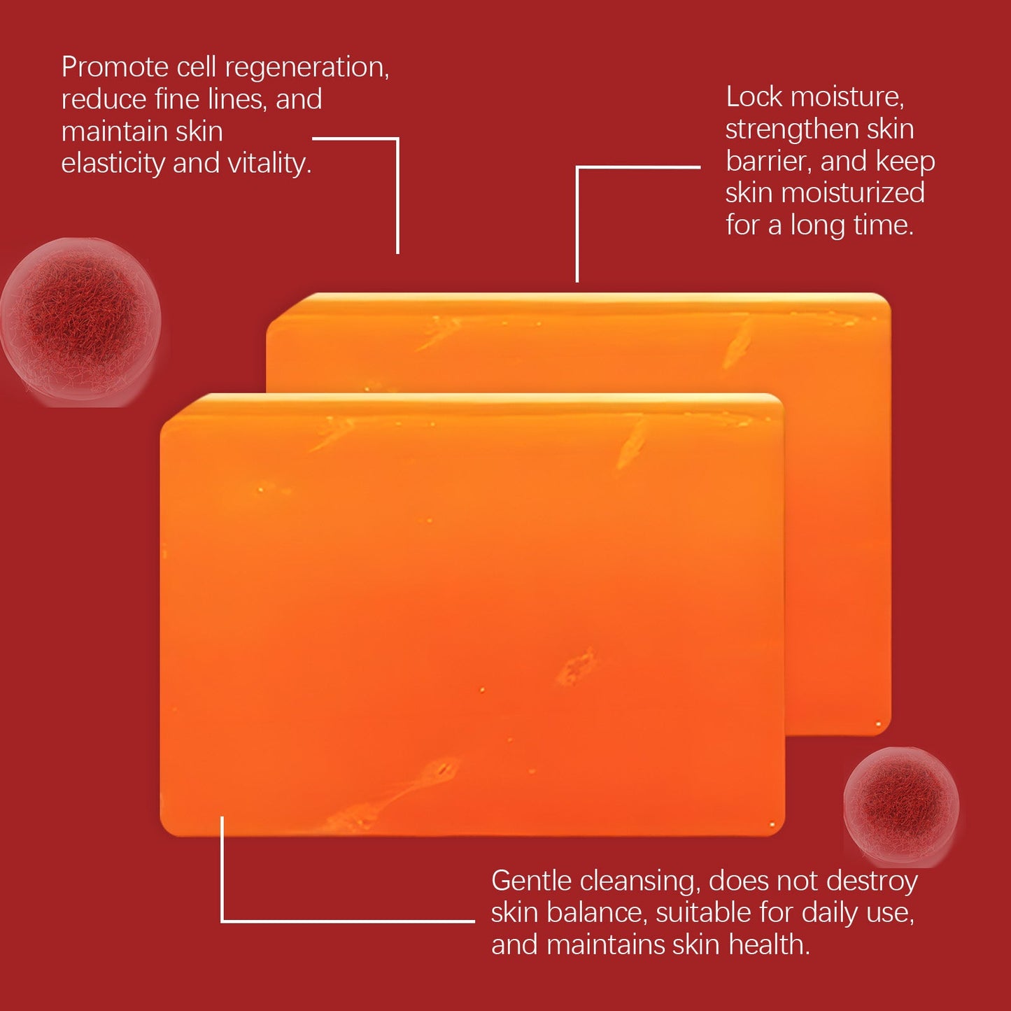 Body Cleansing Bath Soap Gently Cleanses Skin Translucent, Tender, Moisturizing And Refreshing Bath Soap