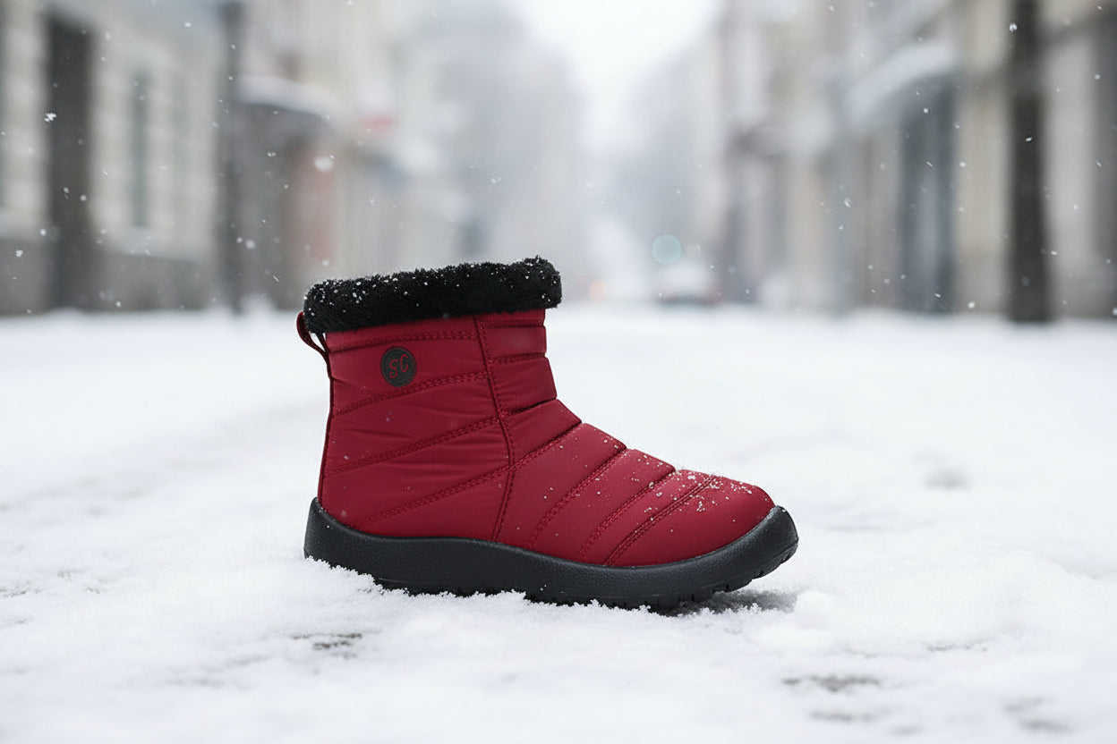 Women’s Thickened Cotton Snow Boots – Waterproof Warm Winter Boots FitiqueFit