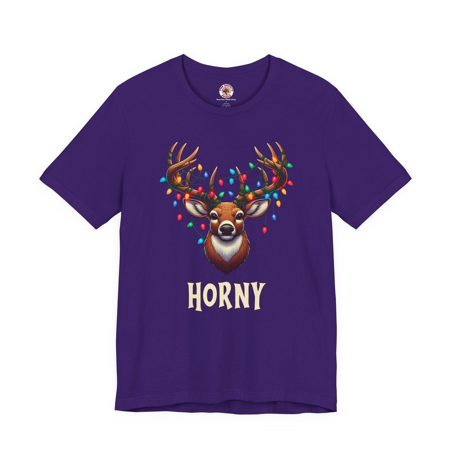 Horny Reindeer T-Shirt The Devil's Pickle