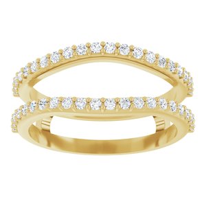 14K Yellow 1/3 CTW Lab-Grown Diamond  Ring Guard Ethereal Legacy Boutiques