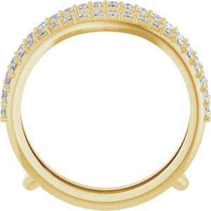 14K Yellow 1/3 CTW Lab-Grown Diamond  Ring Guard Ethereal Legacy Boutiques