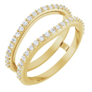 14K Yellow 1/3 CTW Lab-Grown Diamond  Ring Guard Ethereal Legacy Boutiques