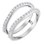 Platinum 1/3 CTW Lab-Grown Diamond  Ring Guard Ethereal Legacy Boutiques