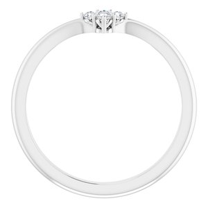 Platinum .05 CTW Natural Diamond Matching Band Ethereal Legacy Boutiques