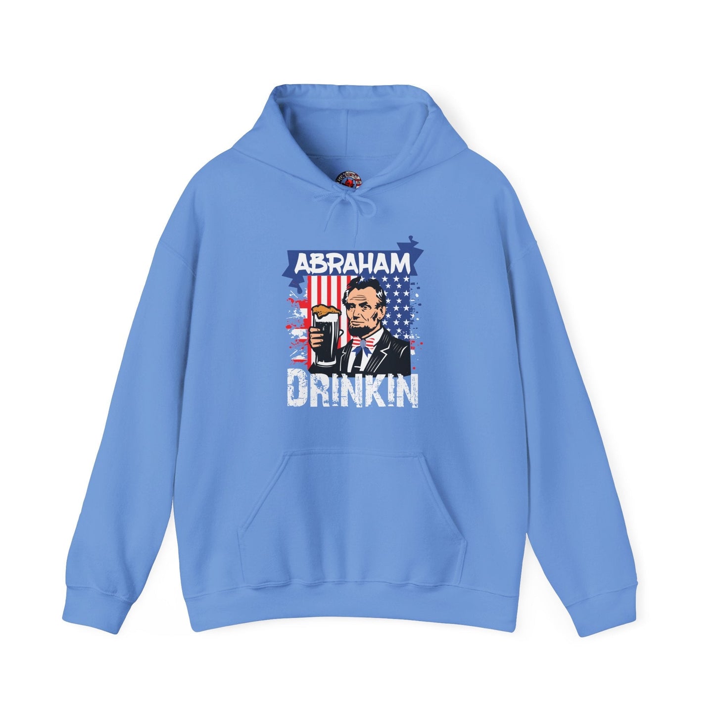 Abraham Drinking Hooded Sweatshirt The Devil's Pickle