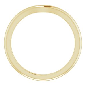 10K Yellow Band for 6.5 mm Round Ring Ethereal Legacy Boutiques