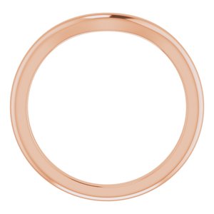 10K Rose Band for 8.8 mm Round Ring Ethereal Legacy Boutiques