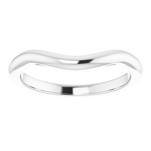 14K X1 White Band for 10 mm Round Ring Ethereal Legacy Boutiques