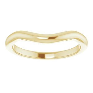 18K Yellow Band for 10 mm Round Ring Ethereal Legacy Boutiques