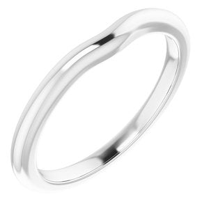 Sterling Silver Band for 4.4 mm Round Ring Ethereal Legacy Boutiques