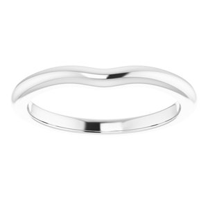 10K White Band for 5.2 mm Round Ring Ethereal Legacy Boutiques