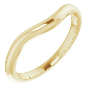 10K Yellow Band for 9.4 mm Round Ring Ethereal Legacy Boutiques