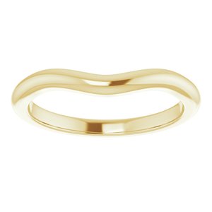 10K Yellow Band for 8.2 mm Round Ring Ethereal Legacy Boutiques