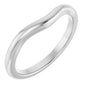 14K White Band for 8 mm Round Ring Ethereal Legacy Boutiques