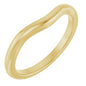 14K Yellow Band for 8 mm Round Ring Ethereal Legacy Boutiques