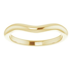 18K Yellow Band for 8.8 mm Round Ring Ethereal Legacy Boutiques